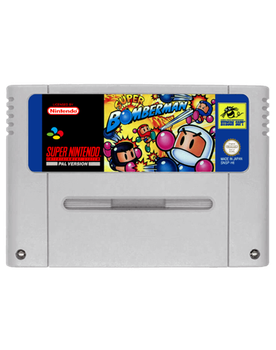 Игра Nintendo SNES Super Bomberman Europe Английская Версия Только Картридж Б/У
