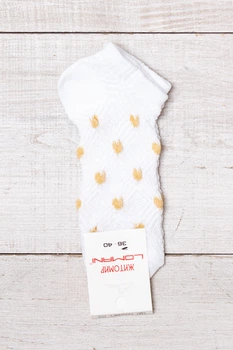 Шкарпетки жіночі (літо) короткі NoBrand 36-40 Білий (p-20502-244962)
