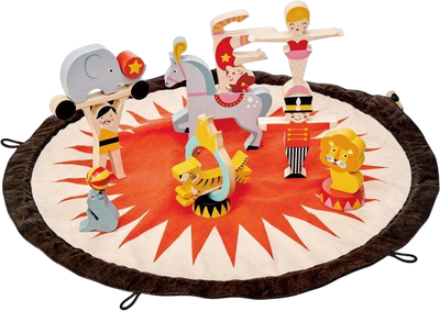 Ігровий килимок Tender Leaf Toys Акробати з дерев'яними іграшками TL8359 (0191856083597)