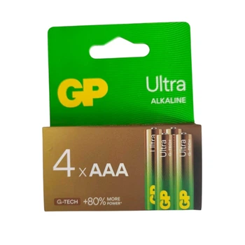 Батарейка GP LR3 ALKALINE ULTRA B4 4 шт. 8255