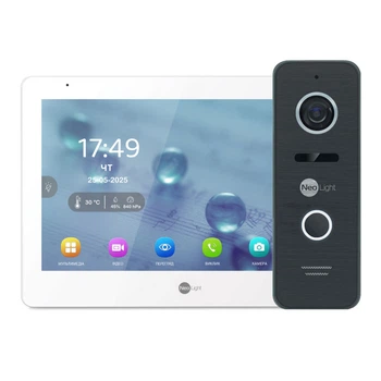 Комплект відеодомофону Neolight MEZZO Hybrid HD KIT Black