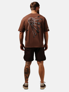 Футболка Oversized St. Sebastian T-shirt Umber M Цвет Коричневый (501617-856-M)