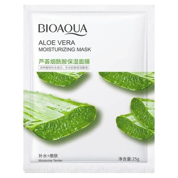 Тканевая маска для лица Bioaqua с экстрактом мякоти алоэ 30 г