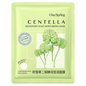Тканинна маска для обличчя з екстрактом центелли OneSpring Centella Dichotomy Yeast Moisturizing Mask, 25 мл