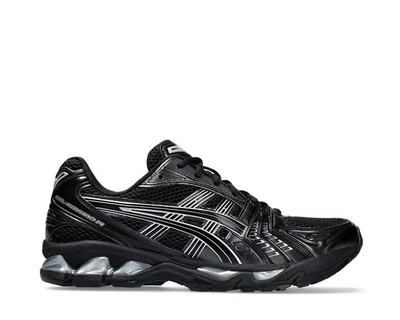 Чоловічі чорні спортивні кросівки ASICS Gel Kayano 14 Black Silver Гель Кальяно 14 розмір 42