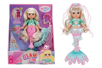 Лялька 871737 BABY BORN серії "Glam Up" – РУСАЛОНЬКА СПАРКЛ (28 см, з аксес.)