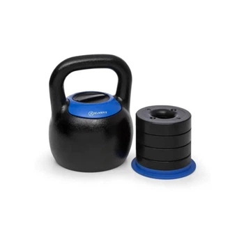 Гиря тренировочная регулируемая KLARFIT 10034384, 16-24 кг, чугун