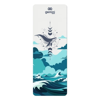 Коврик для йоги каучуковый "ILLustration" Pro Gemini Sport PUY-5900-11 полиуретан 183x68x0,5 см