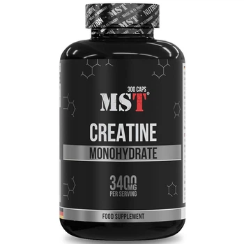 Креатин MST Creatine Monohydrate 3400 мг, 300 капсул (Германия), креатин моногидрат