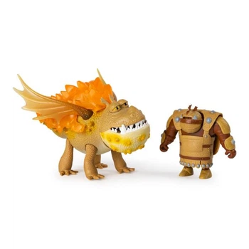 Игровой набор Dragons Как приручить дракона 3 Сарделька и всадник Рыбоног (SM66621/6356)