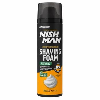 Пена для бритья Nishman Soothing с ментолом 200 мл