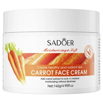 Увлажняющий крем для лица с экстрактом моркови Sadoer Moisturizing Soft Carrot Face Cream, 140 мл
