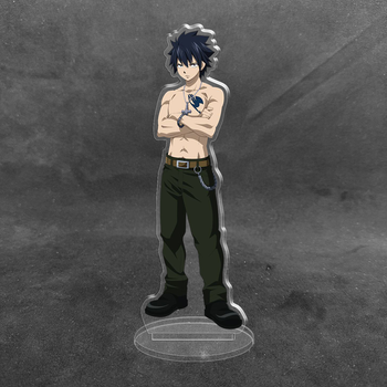Акриловая коллекционная фигурка Аниме: Fairy Tail Сказка о хвосте феи Грей Фуллбастер 15 см