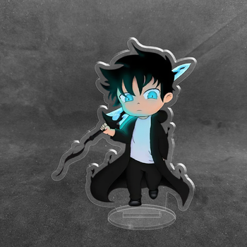 Акриловая коллекционная фигурка Chibi Аниме: Solo Leveling 5 10 cм