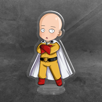 Акриловая коллекционная фигурка Чиби Chibi Аниме: Ванпанчмен One-Punch Man 10 см