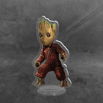 Акриловая коллекционная фигурка Чиби Chibi Стражи Галактики Грут 10 cм