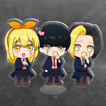 Акриловая коллекционная фигурка Чиби Chibi Аниме Магия и мускулы 10 см