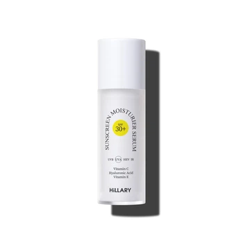 Сонцезахисна зволожуюча сироватка з вітаміном С SPF30 Hillary Sunscreen moisturier serum Vitamin C SPF30, 30 мл