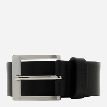Ремень мужской из натуральной кожи Guess Not Adj & Not Rev H40 BM7886-P6240-BLA L (105 см) Black (7621235834692)