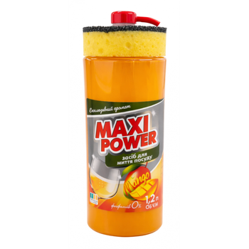 Засіб для миття посуду Maxi Power Манго, 1.2 л