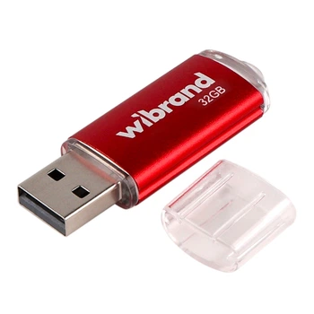 USB флеш-накопичувач Wibrand 32gb Cougar Червоний