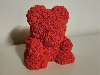 Фігурка ведмедик із 3D роз. Aivory