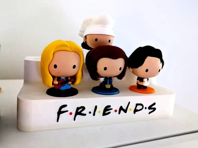 Підставка-органайзер для фігурок з логотипом серіалу Друзі (Friends). Aivory