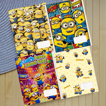 Набор тетрадей Миньоны Minions на скобе 12 листов косая линия (36258)