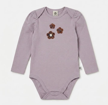 Дитяче боді для дівчинки Green Cotton 98 см Лавандовий (25111228)