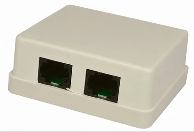 Розетка RJ-45 внешняя двухпортовая Cor-X UC-2208B