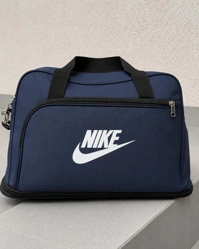 Спортивная сумка трансформер Nike синяя дорожная сумка для тренировок с отделением для обуви