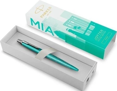 Кулькова ручка Parker Jotter Global Icons Seoul 0.6 мм Зелена (3026982216021)