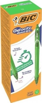 Набір гелевих ручок BIC Gel-ocity Quick Dry Зелений 0.7 мм 12 шт (3086123537590)