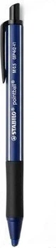 Набір кулькових ручок Stabilo Pointball Nature Colors 0.7 мм Темно-синій 10 шт (4006381624824)