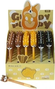Zestaw długopisów kulkowych Adar Gready Puppy 0.5 mm 36 szt (5901271572768)