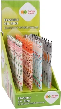 Набір стираючих ручок GDD Happy Color Uszaki Floral Art 0.5 мм 36 шт (5902979038068)