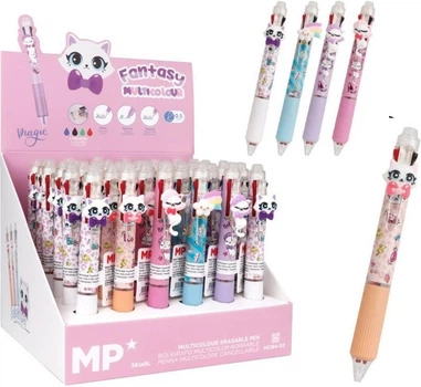 Zestaw długopisów ścieralnych Main Paper Magiczna gwiazda 4 kolory 0.5 mm 36 szt (18435721012350)