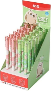 Набір стираючих ручок M&G Soft Animals 0.7 мм 24 шт (6927036713732)