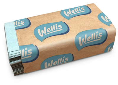 Паперові рушники кольорові Wellis 160 аркушів