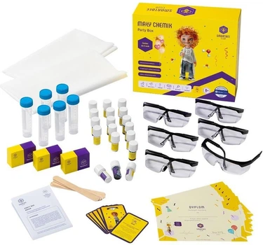 Zestaw do eksperymentów SmartBee Club PartyBox Mały chemik 18908 (5903772189087)