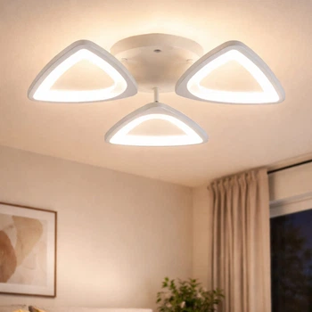 Люстра потолочная светодиодная LED Light House SRS-20622/3 WT 60W белая