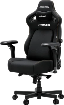 Крісло геймерське ігрове Anda Seat Kaiser 4 V2 Size XL до 180 кг Black Fabric (AD12YDDC-XLL-20-B-CF-03)