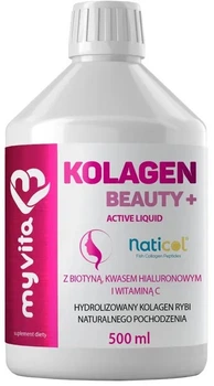 Колаген MyVita Kolagen Beauty + рідкий 500 мл (3415419291739)