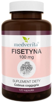 Ekstrakt z gałęzi perukowca podolskiego Medverita Fisetyna 100 mg 120 kapsułek (5903686581625)