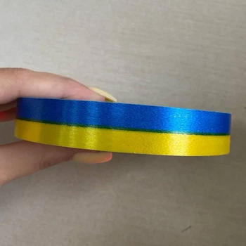 Стрічка 1шт 2см Жовто Блакитна
