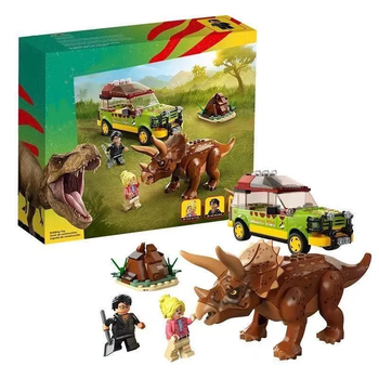 Конструктор Jurassic World 7012 Исследование трицератопсов 281 деталь Парк Юрского периода