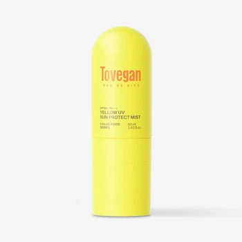 Сонцезахисний спрей Tovegan color food series жовтий spf50+ pa+++ 60 мл