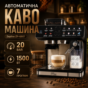 Автоматична кавомашина Zepline ZP-6807