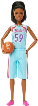 Lalka Mattel Barbie Made to move koszykarka HKT74 (194735107964)