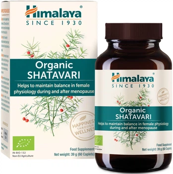 Екстракт спаржі гроновидної Himalaya Organic Shatavari 60 таблеток (8901138009915)